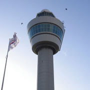 Control tower at Amsterdam Airport Schiphol