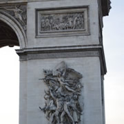 Carved statue at Musee de l'Armee