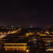 Hotel outside at Paris suburb