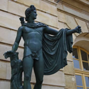 Carved statue at Chateau de Versailles