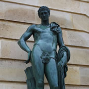 Carved statue at Chateau de Versailles