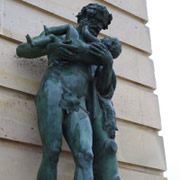 Carved statue at Chateau de Versailles