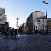 Street beside Montparnasse 56