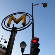 Metro station at Paris