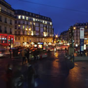 Night street of Paris