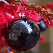 Christmas decoration in shopping mall