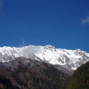 到處都是雪山。