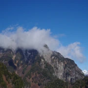 到處都是雪山。