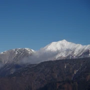 黒部平雪景。