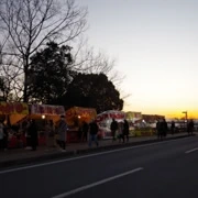 來到足利花卉公園燈祭門口。