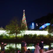 公園內燈祭。