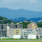 福岡機場跑道。