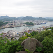 尾道與向島景色。