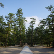 一直走出去就是神社的出口。