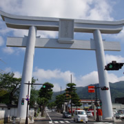 出雲神社大鳥居。