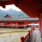 宮島神社內。