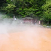 血の池地獄內。