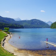 Alpsee Lake。