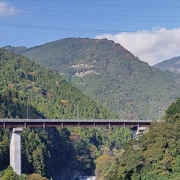 かずら橋夢舞台停車場。