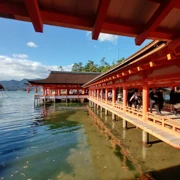 來到宮島神社。