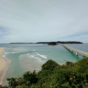 角島大橋。