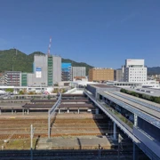 準備離開新山口駅。