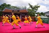 少林功夫表演。