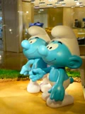 藍精靈漫畫創意模型展