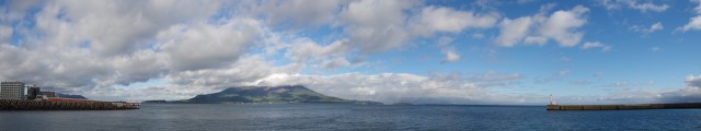 颱風過後的櫻島火山