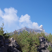 就是這個櫻島火山。