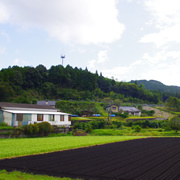 前往熊本的路上。