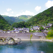 前往熊本的路上。