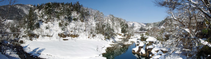 庄川‧高山市路上