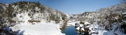 庄川‧高山市路上