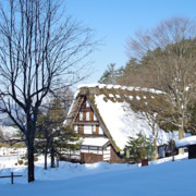 民俗村展示的舊有的住宅。