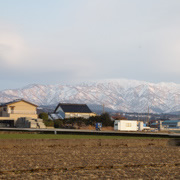 前往富山市路上。