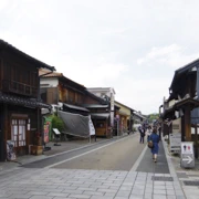 犬山城下町。