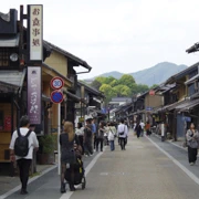 犬山城下町。