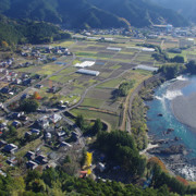 一直就是沿著那賀川來到纜車站。