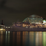 神戶臨海樂園夜景。