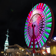 神戶臨海樂園夜景。