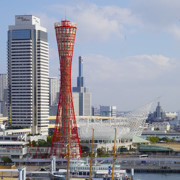 神戶臨海樂園日景。