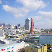 神戶臨海樂園日景。