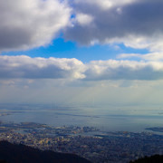 六甲山景色。