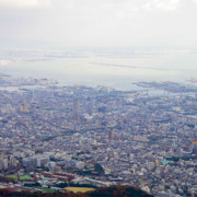 摩耶山掬星台景色。