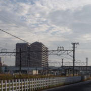 酒店門口出面就是君津駅。