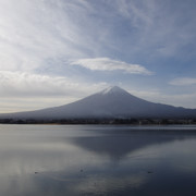 大石公園內睇富士山。