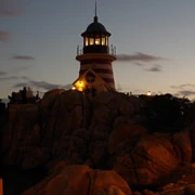 迪士尼海洋夜景。