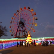 德國村夜景。