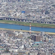 晴空塔上。